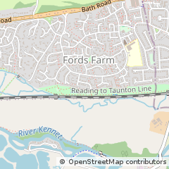 Map of Reading, Berkshire