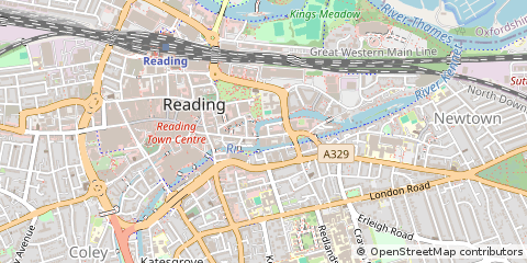 Map of Reading