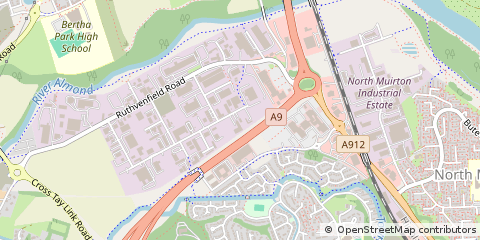 Map of Perth, Tayside