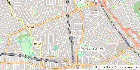 Map of Hammersmith, London