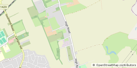 Map of Fobbing, Essex