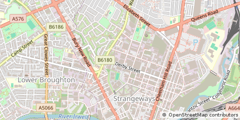 Map of Manchester