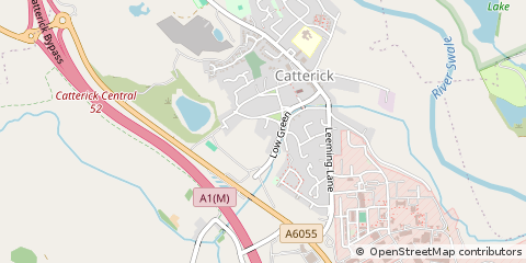 Map of Richmond, North Yorkshire