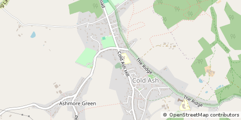 Map of Thatcham, Berkshire