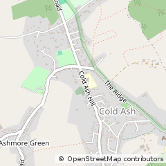 Map of Thatcham, Berkshire