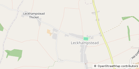 Map of Leckhampstead, Berkshire