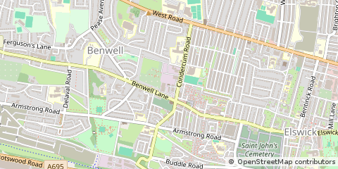 Map of Newcastle Upon Tyne