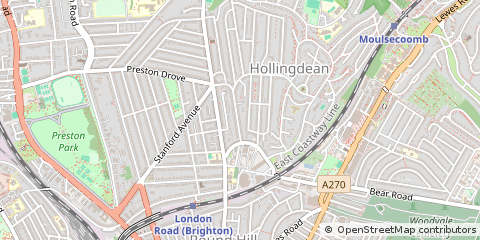 Map of Brighton