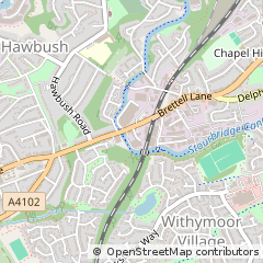 Map of Brierley Hill, West Midlands