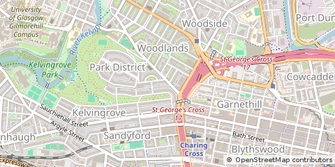 Map of Glasgow