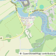 Map of Beaulieu, Hants