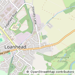 Map of Loanhead, Midlothian