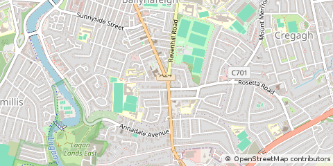 Map of Belfast