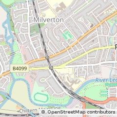 Map of Warwick, Warwickshire