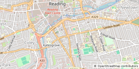 Map of Reading