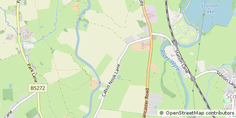 Map of Preston, Lancashire