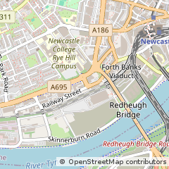 Map of Newcastle Upon Tyne