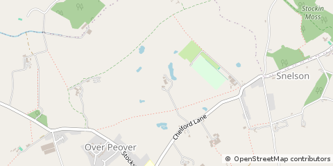 Map of Knutsford, Cheshire