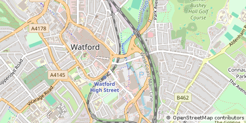 Map of Hertfordshire