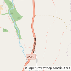 Map of Ashbourne, Derbyshire