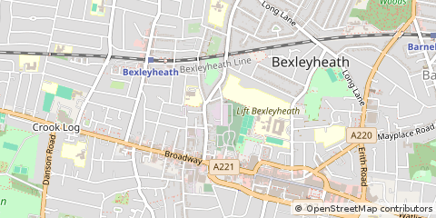 Map of Bexleyheath, Kent