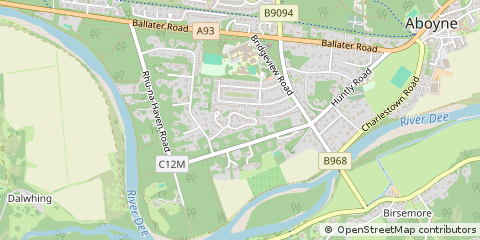 Map of Aboyne
