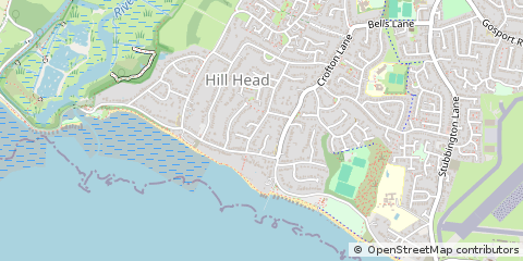 Map of Fareham, Hampshire