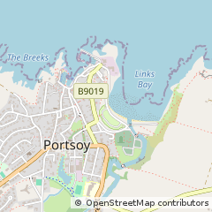 Map of Portsoy, Aberdeenshire