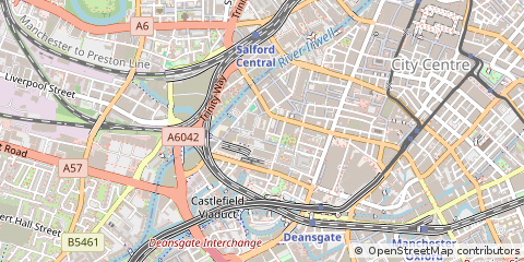 Map of Manchester