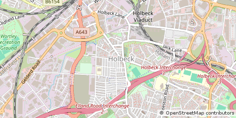 Map of West Yorkshire
