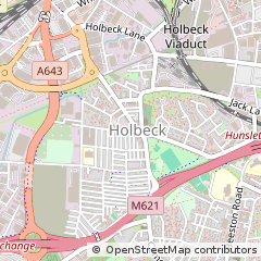 Map of West Yorkshire