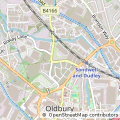 Map of Oldbury, West Midlands