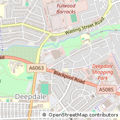 Map of Preston, Lancashire