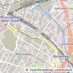 Map of Birmingham, West Midlands