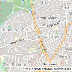 Map of Southampton, Hampshire