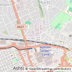 Map of Ashton-Under-Lyne