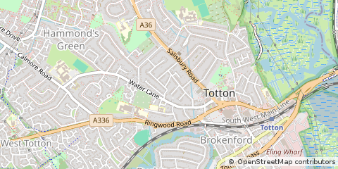 Map of Southampton