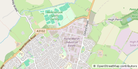 Map of Calne, Wiltshire