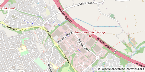 Map of Preston