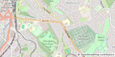 Map of Sheffield