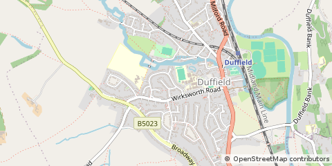 Map of Belper