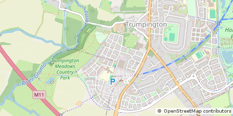 Map of Cambridge, Cambridgeshire
