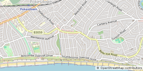 Map of Bournemouth