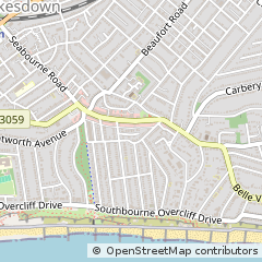 Map of Bournemouth