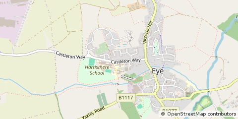 Map of EYE, Suffolk