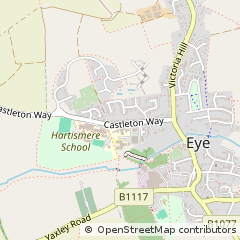 Map of EYE, Suffolk