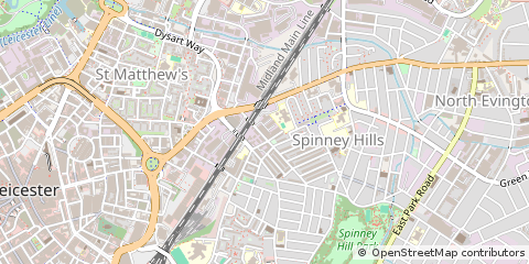 Map of Leicester