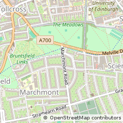 Map of Edinburgh, Midlothian