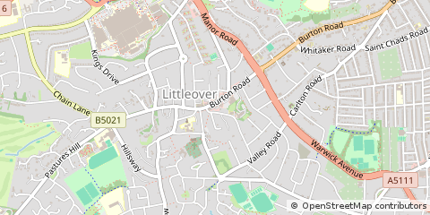 Map of Derby