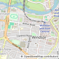 Map of Windsor, Berkshire